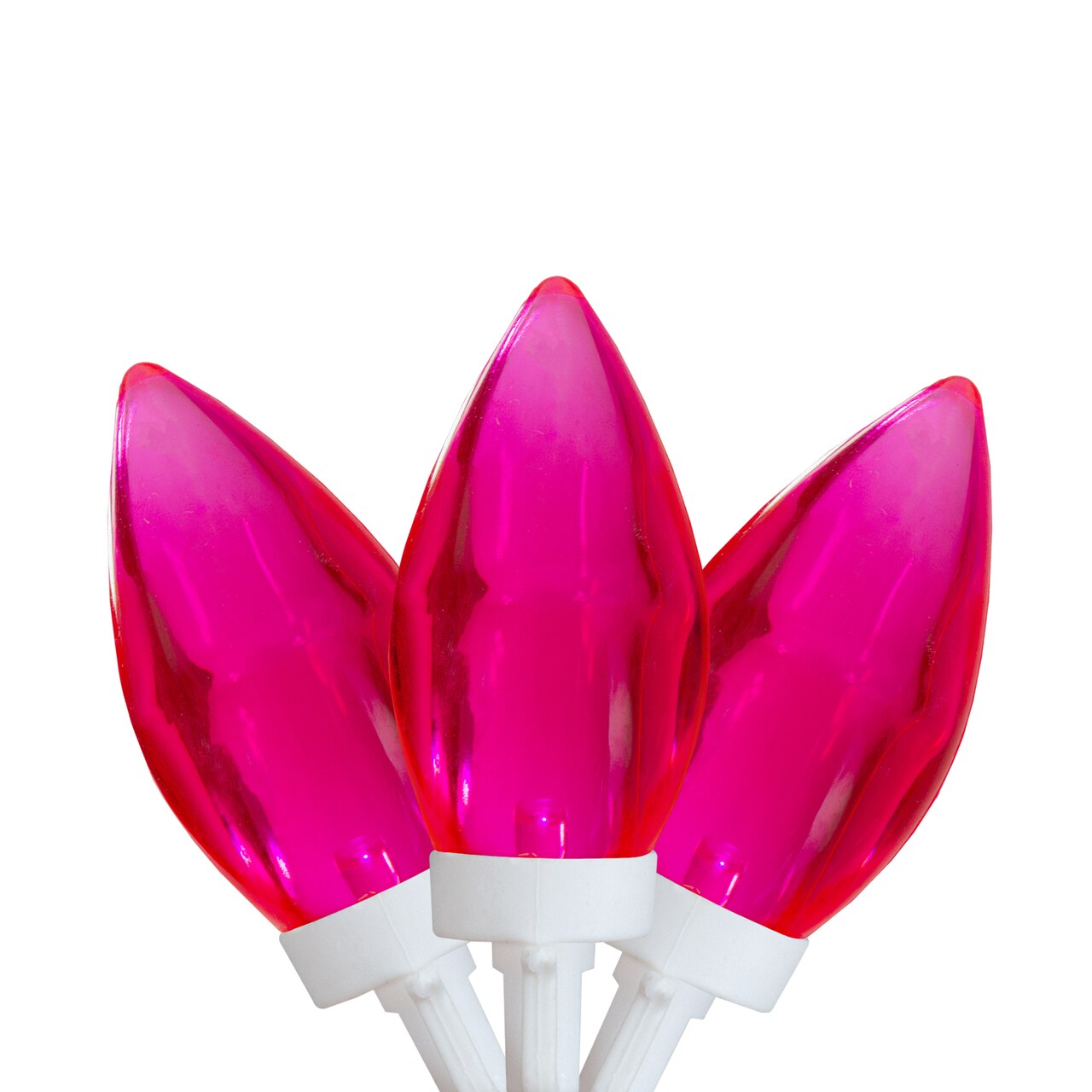 Northlight LED C9 Christmas Lights - Pink - 16' White Wire - 25ct